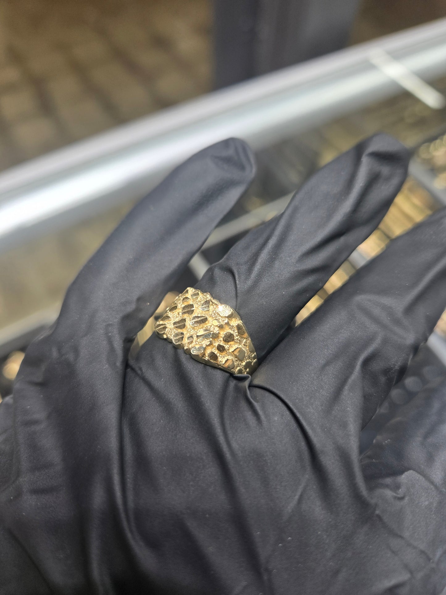 10K Nugget Ring