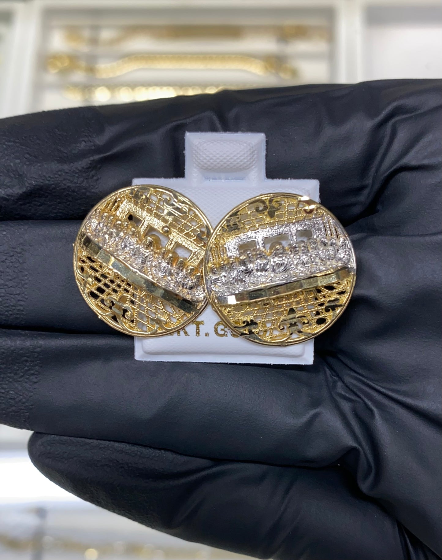 Last Supper Earrings 10k