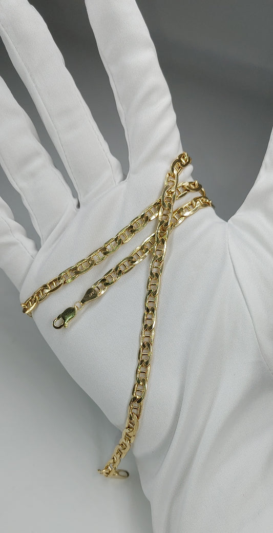 14k 6.2 mm Mariner Chain