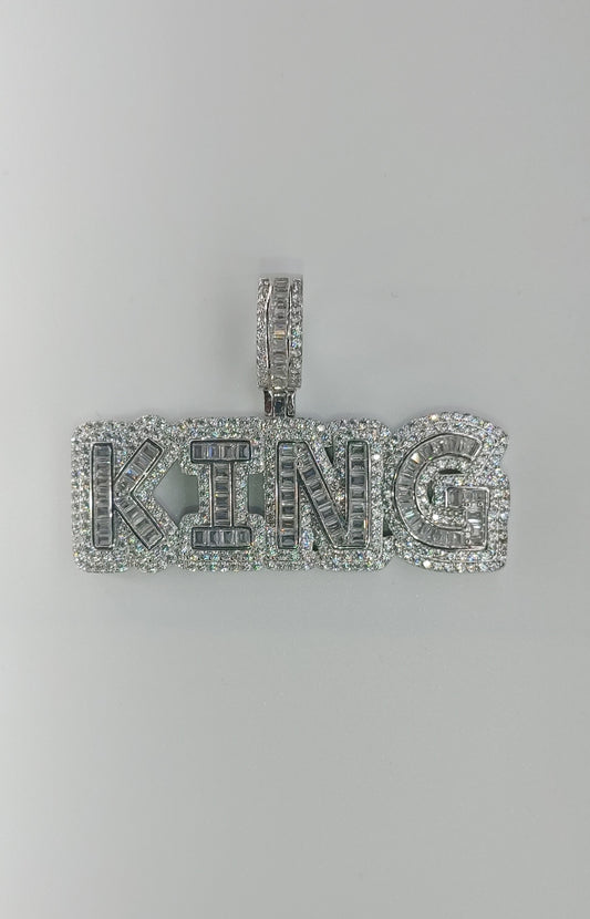 King Pendant Iced Out